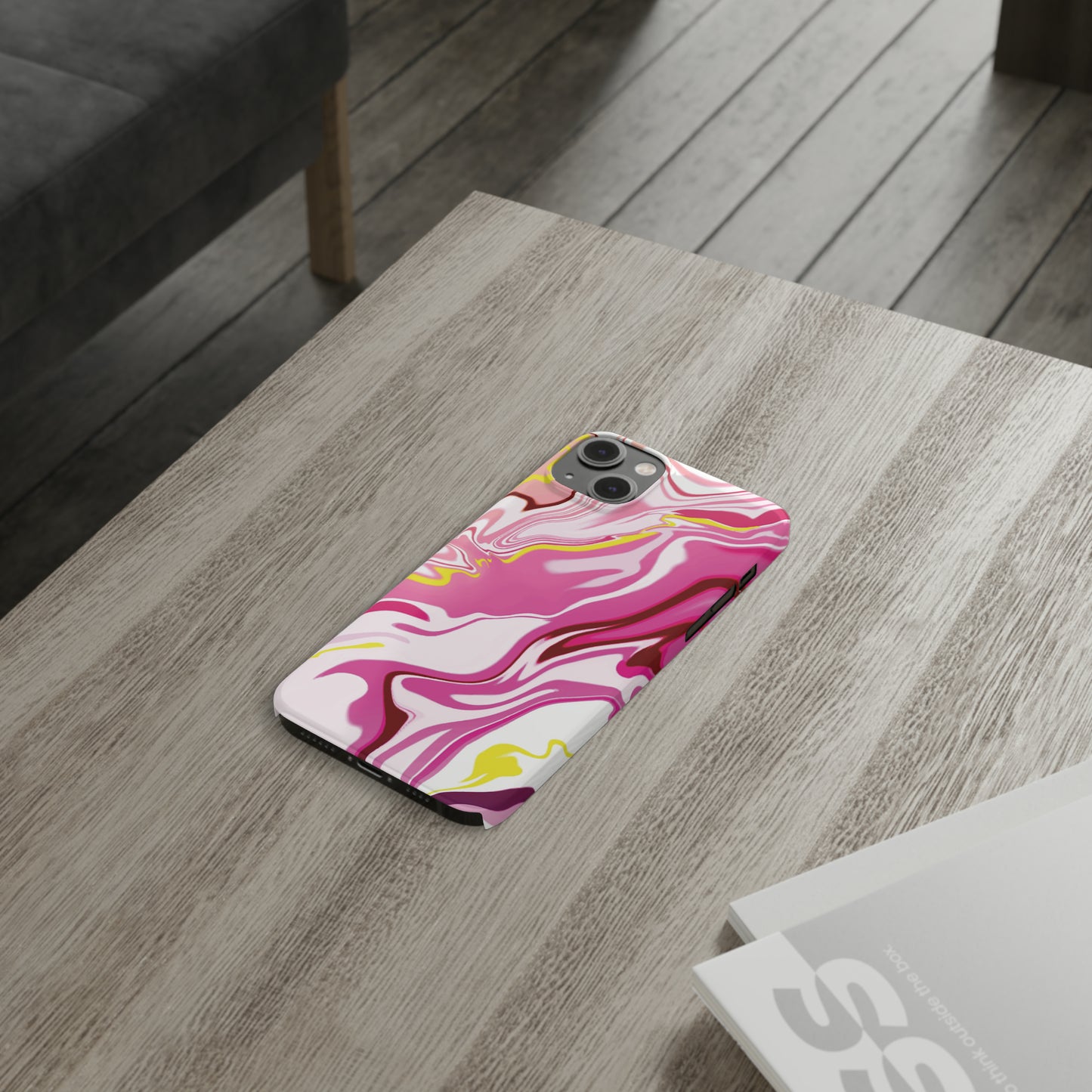 Acid marble pattern Snap Case