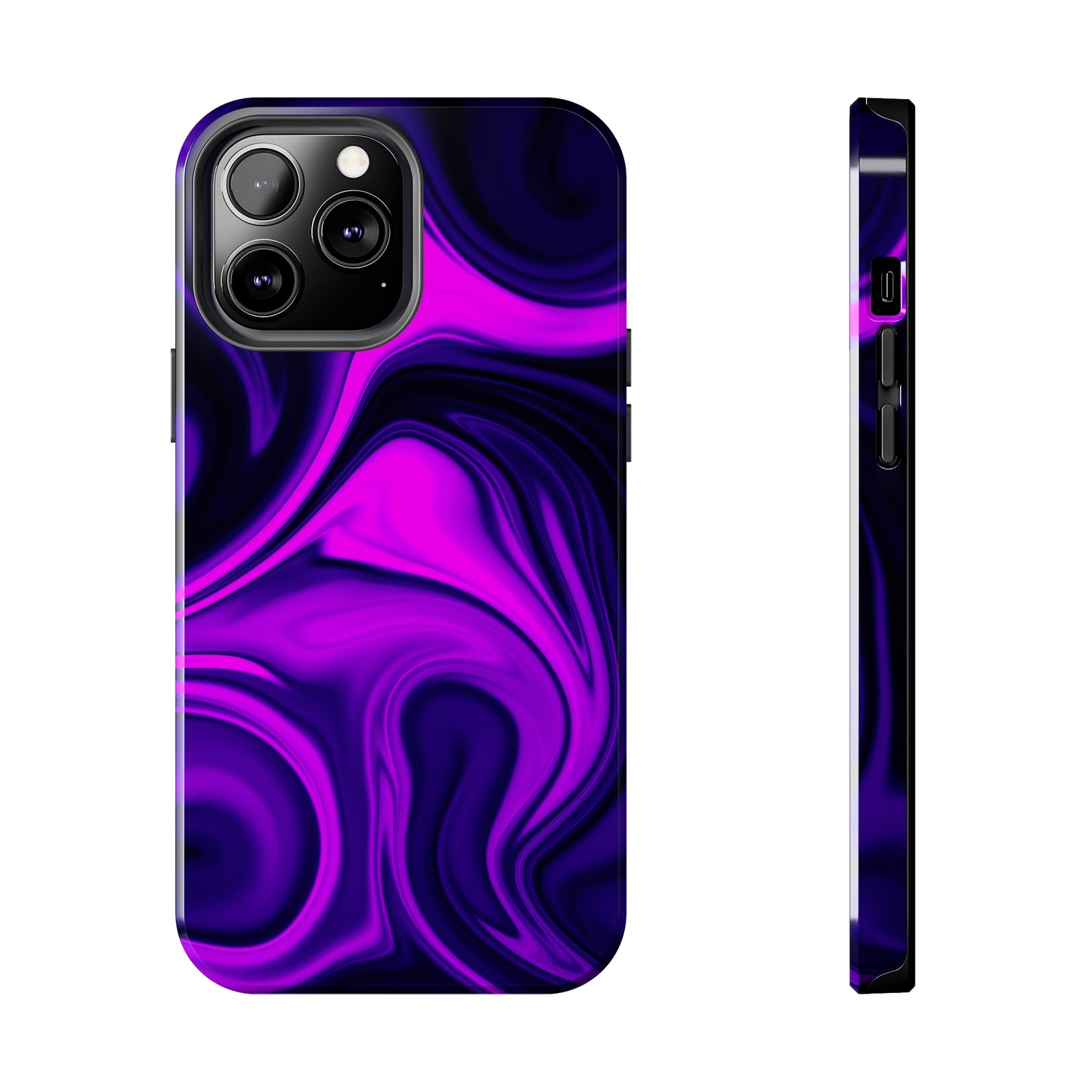 Purple liquid marble pattern Tough Case