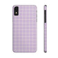 Lavender Grid Snap Case