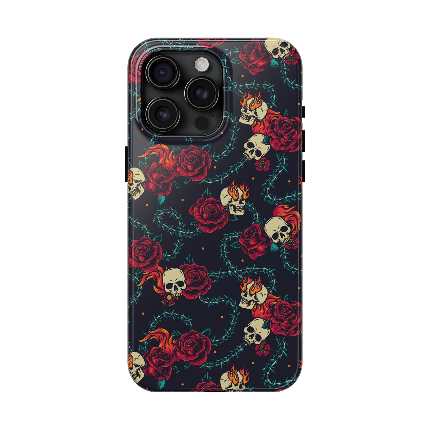 Skulls & Roses Tough iPhone Case