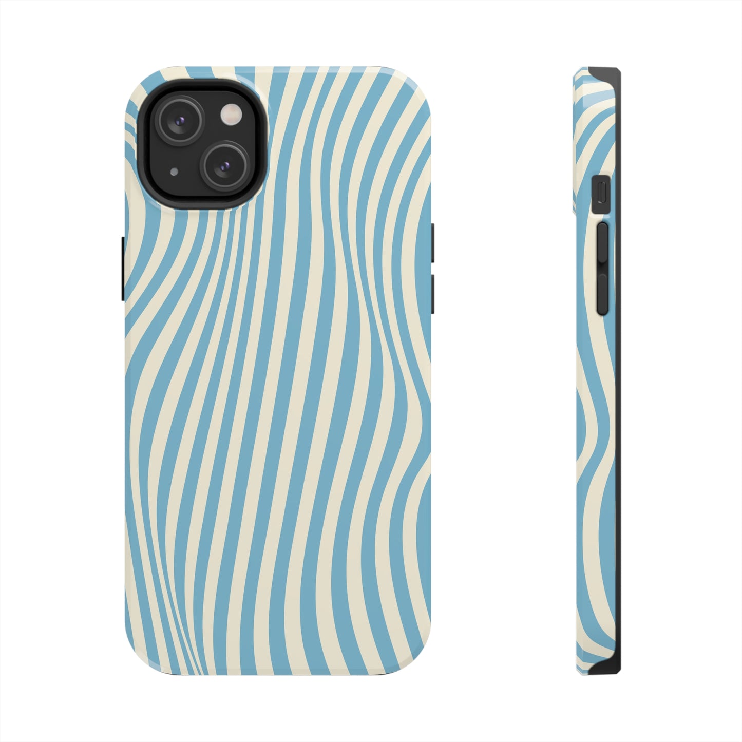 Aqua Swirl Tough iPhone Case