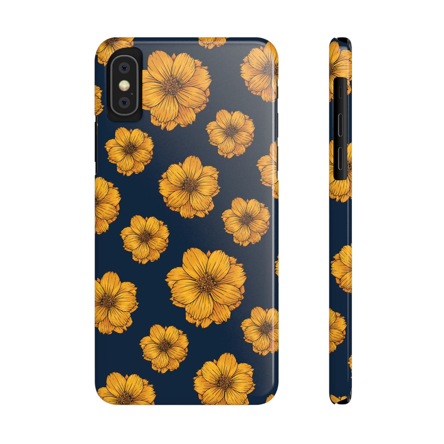 Sunflower Glimmer Snap Case