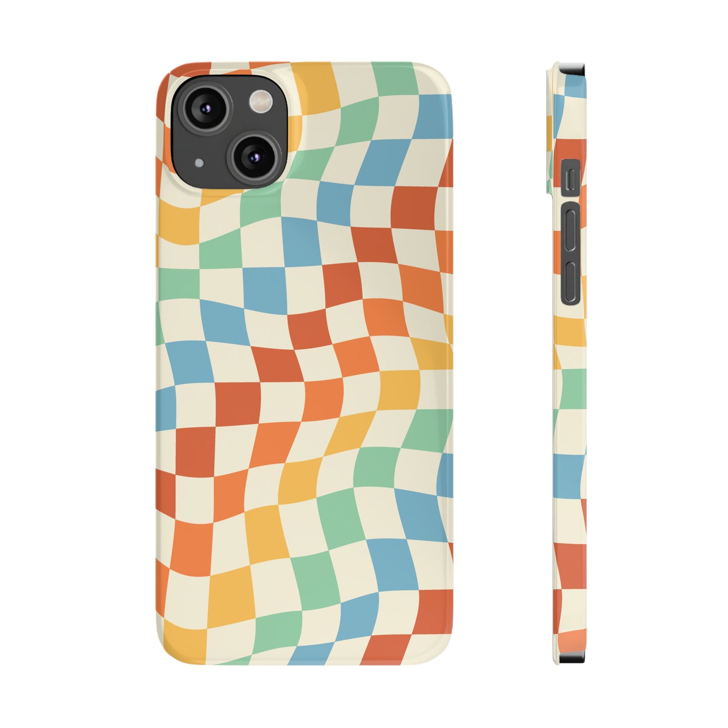 Retro Crazy Checkers Snap Case