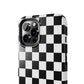 Black and white checks Tough Case