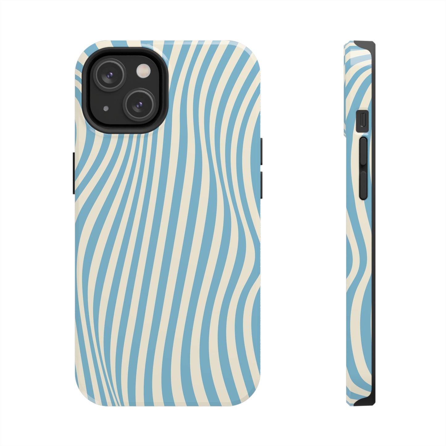 Aqua Swirl Tough iPhone Case