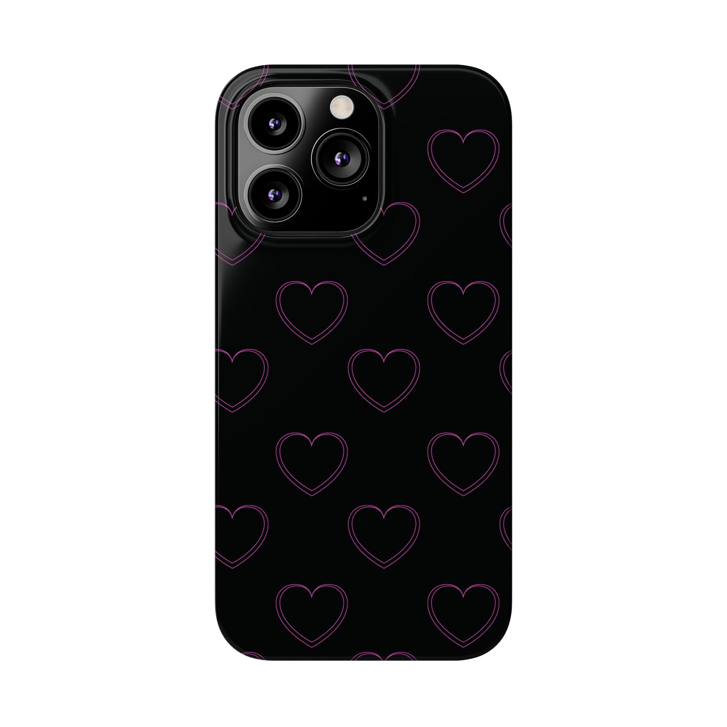 Y2K Heart Snap Case