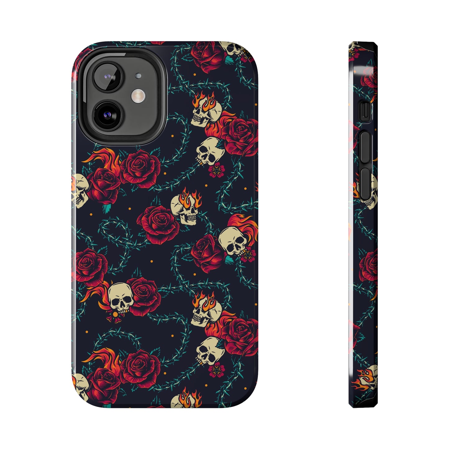 Skulls & Roses Tough iPhone Case