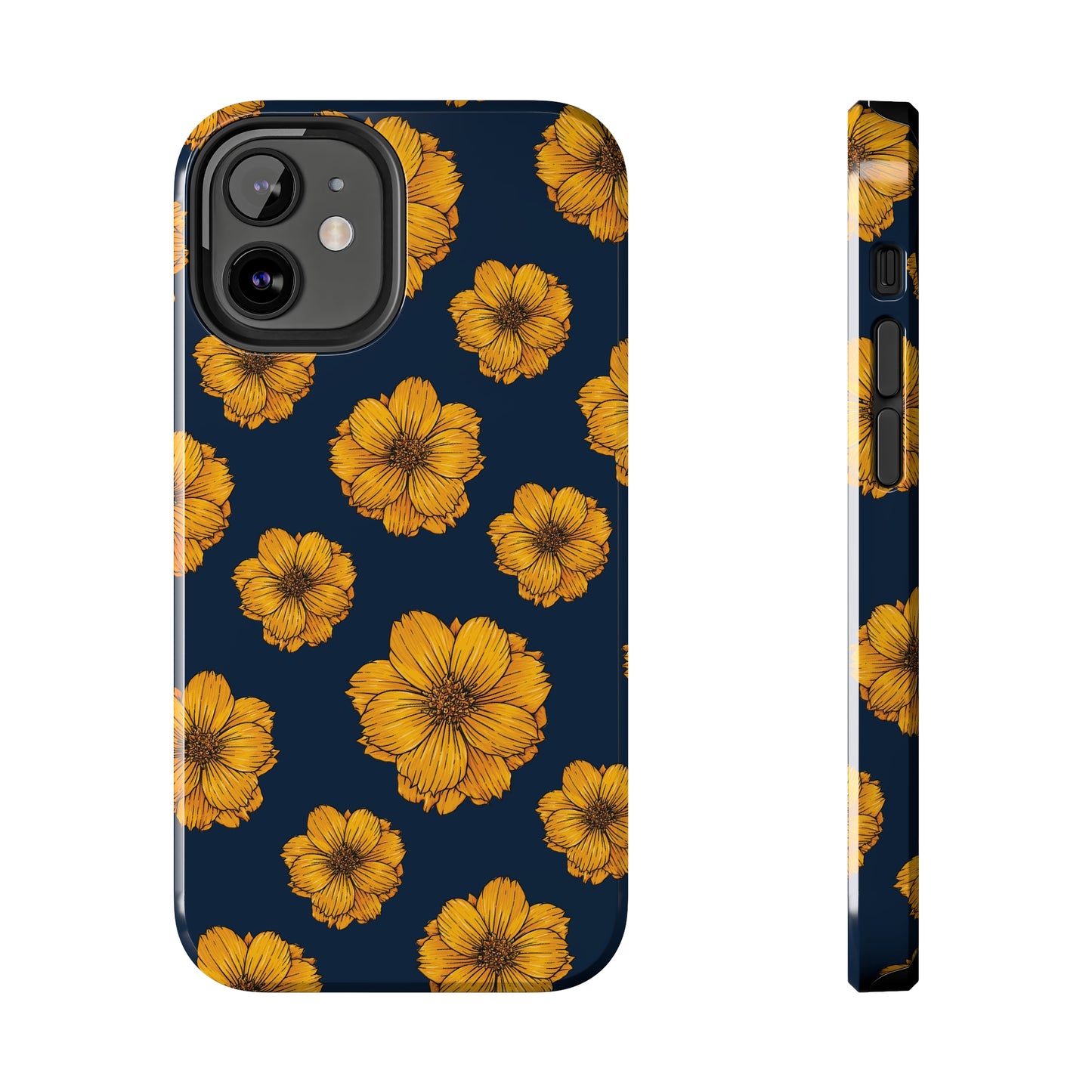 Sunflower Glimmer Tough iPhone Case