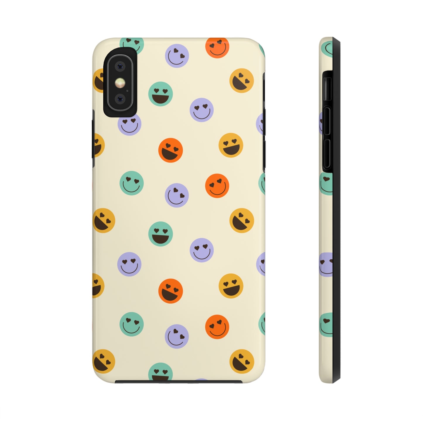 Smileys from 70s Tough iPhone Case