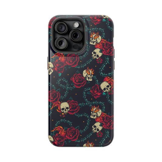 Skulls & Roses MagSafe Tough Case