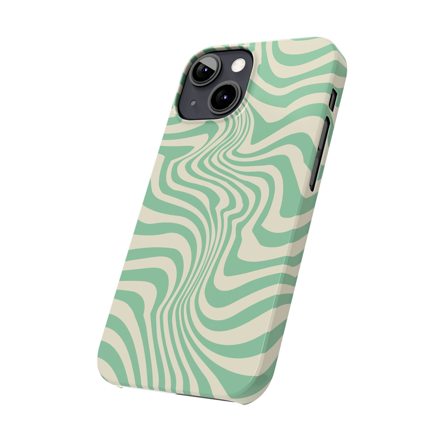 Pistachio Swirls Snap Case