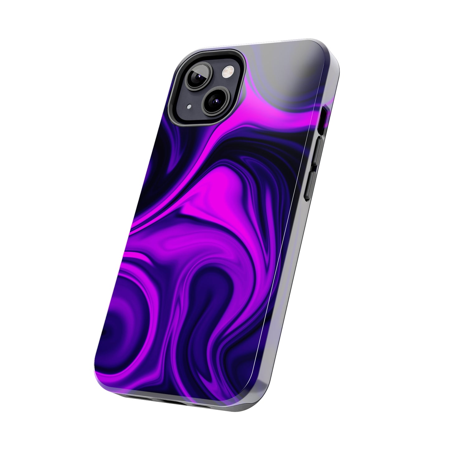 Purple liquid marble pattern Tough Case