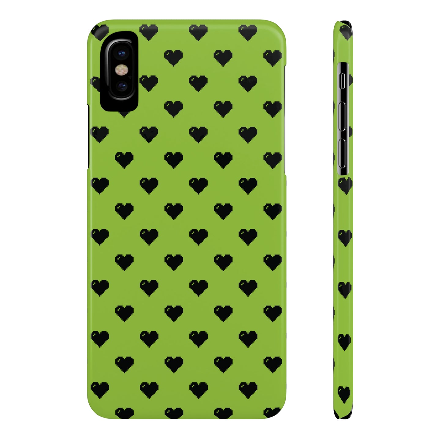 Pixelated Heart Snap Case