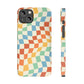 Retro Crazy Checkers Snap Case