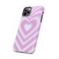 Blurred Heart Tough iPhone Case