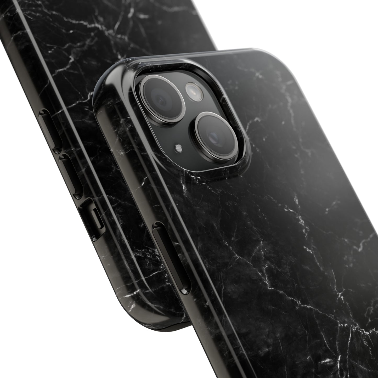 Marquina Black Tough iPhone Case