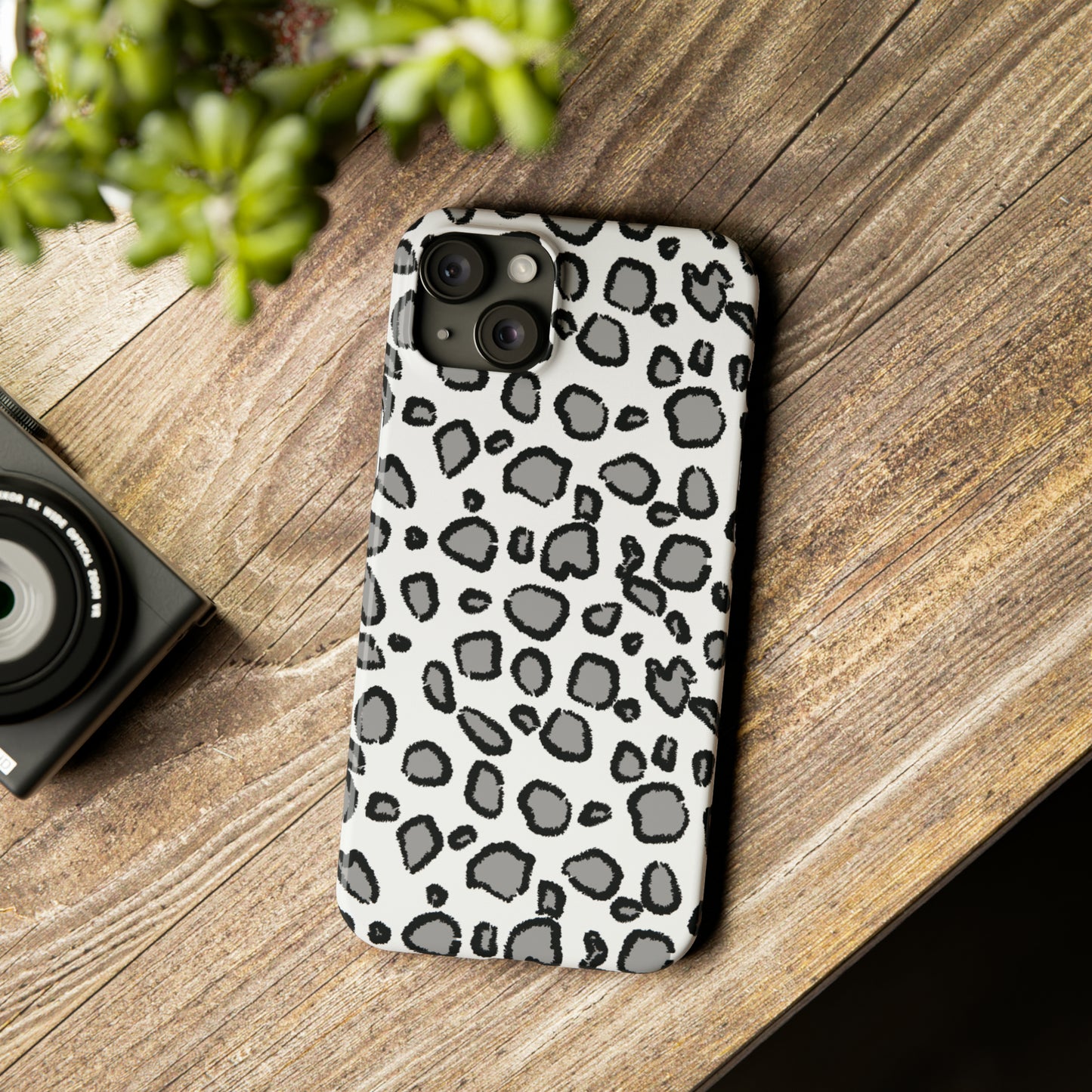 Snow Leopard Snap Case