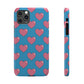 Bubblegum Heart Snap Case