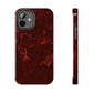 Red stone pattern Tough Case