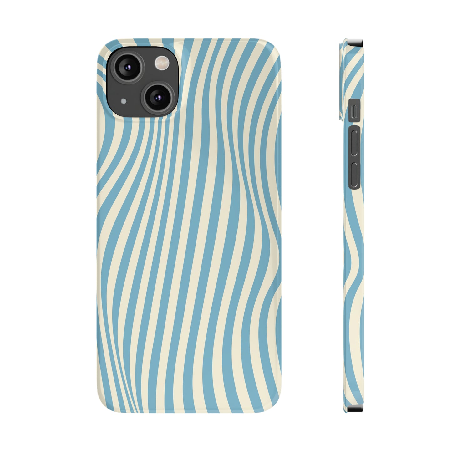 Aqua Swirl Snap Case