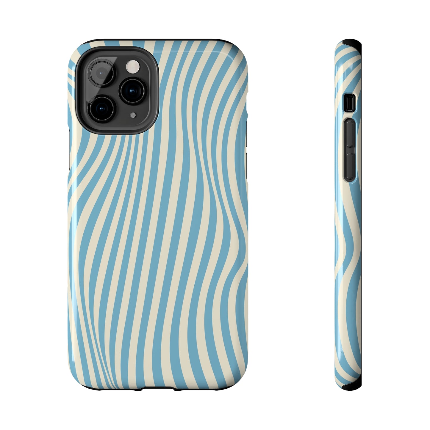 Aqua Swirl Tough iPhone Case