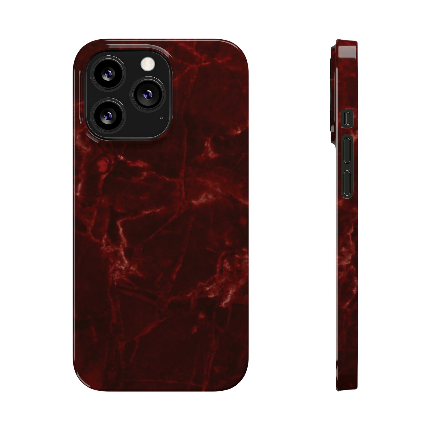 Red stone pattern Snap Case