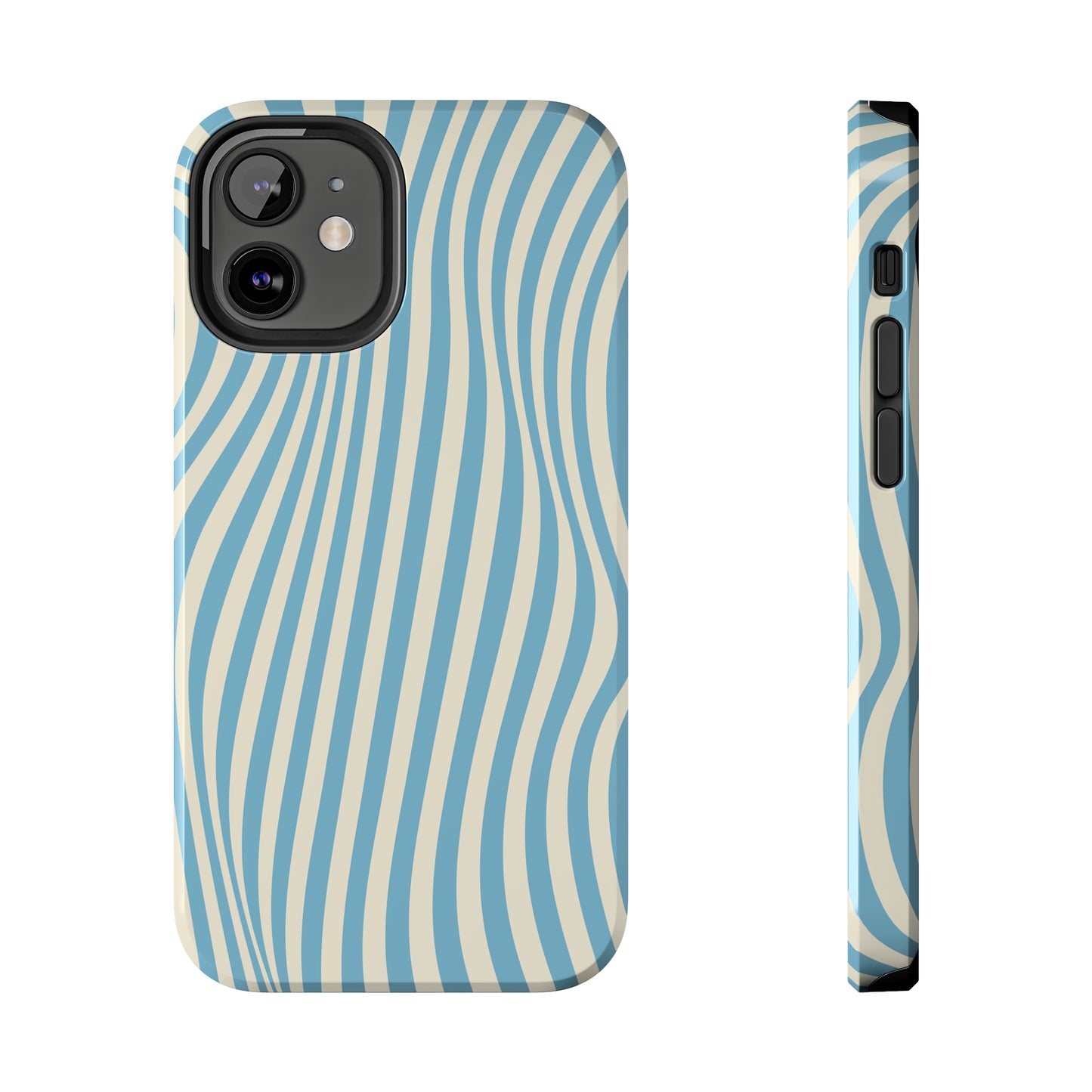 Aqua Swirl Tough iPhone Case