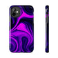 Purple liquid marble pattern Tough Case