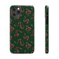 Snake Pattern Snap Case