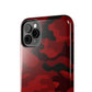 Red Camouflage Tough Case