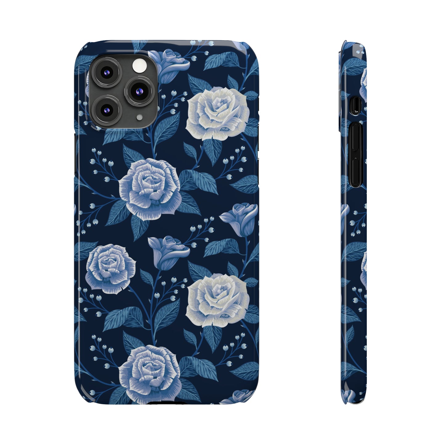 Midnight Rose Snap Case