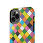 Cross Checkers Tough iPhone Case