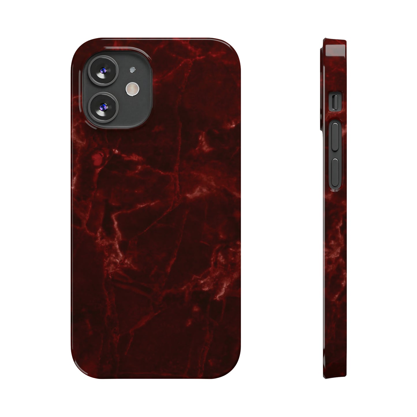 Red stone pattern Snap Case