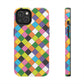 Cross Checkers Tough iPhone Case