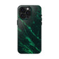 Dark green marble pattern Tough Case