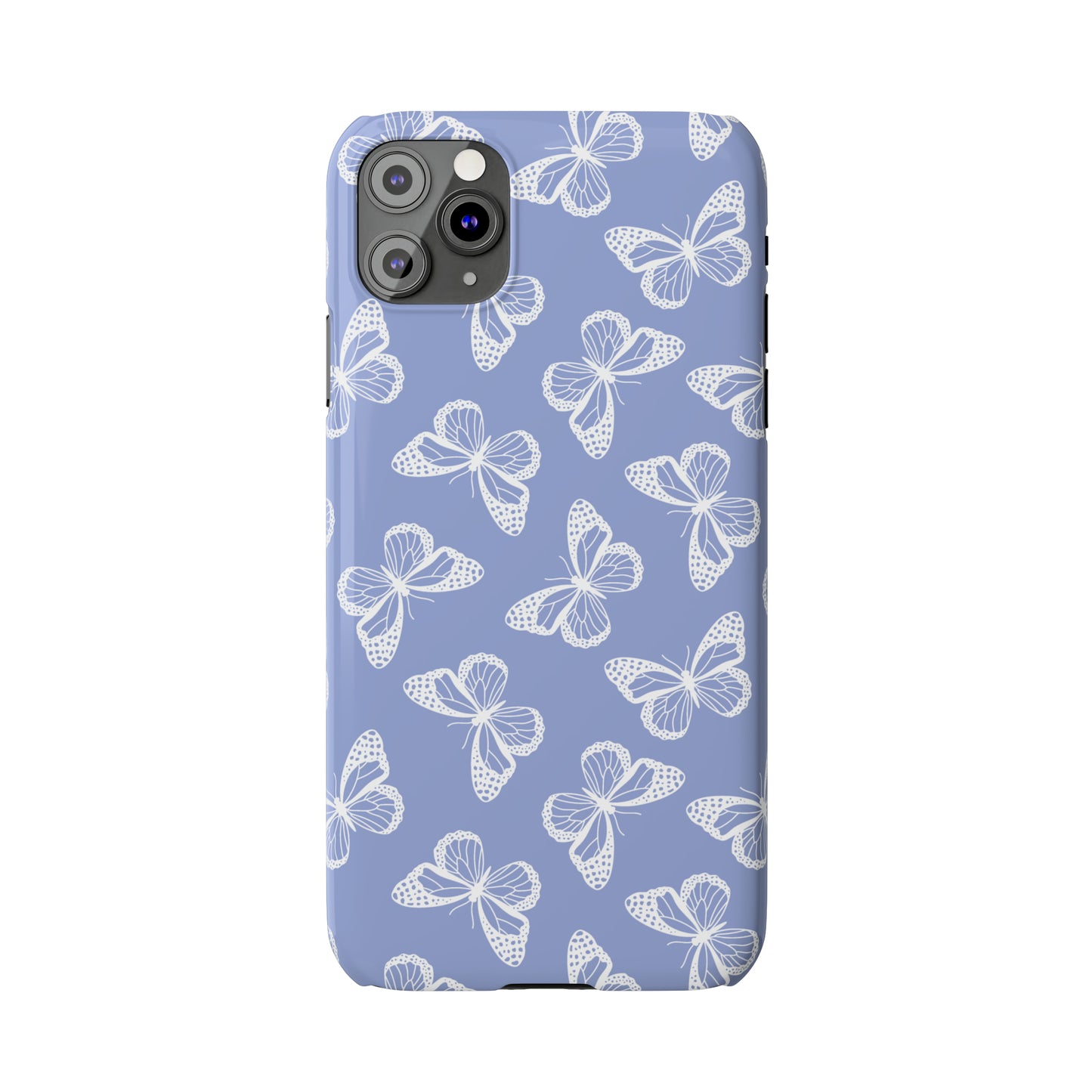 Lavender Butterflies Snap Case