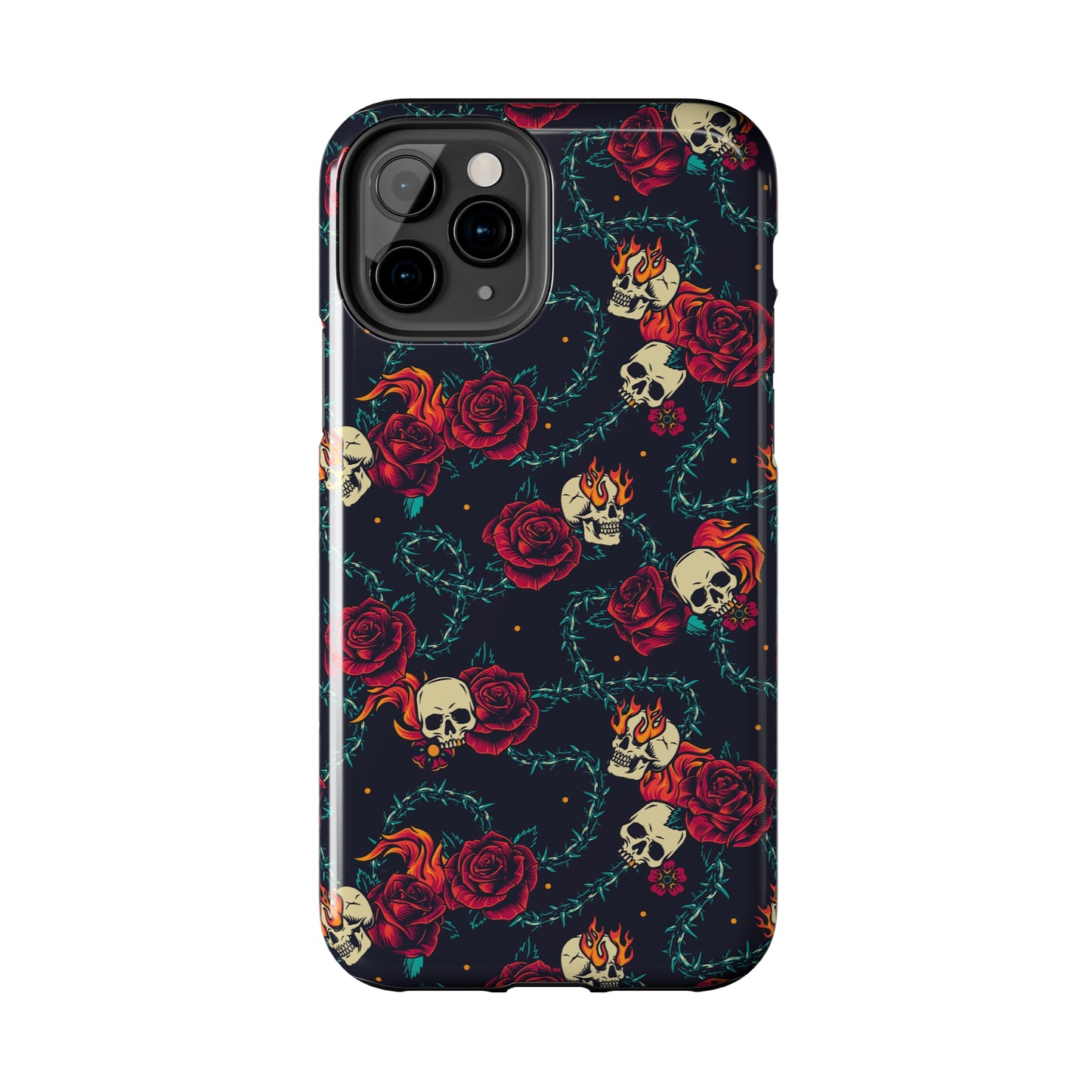 Skulls & Roses Tough iPhone Case