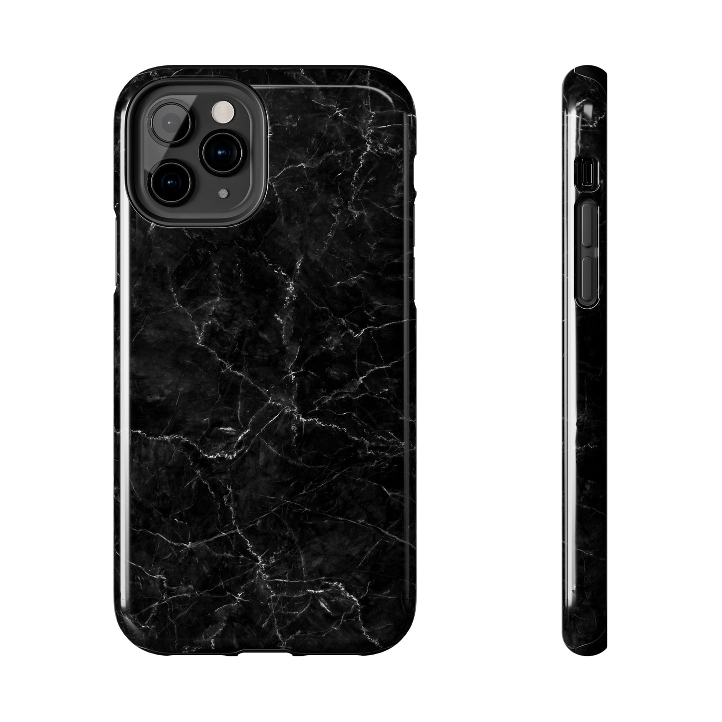 Marquina Black Tough iPhone Case