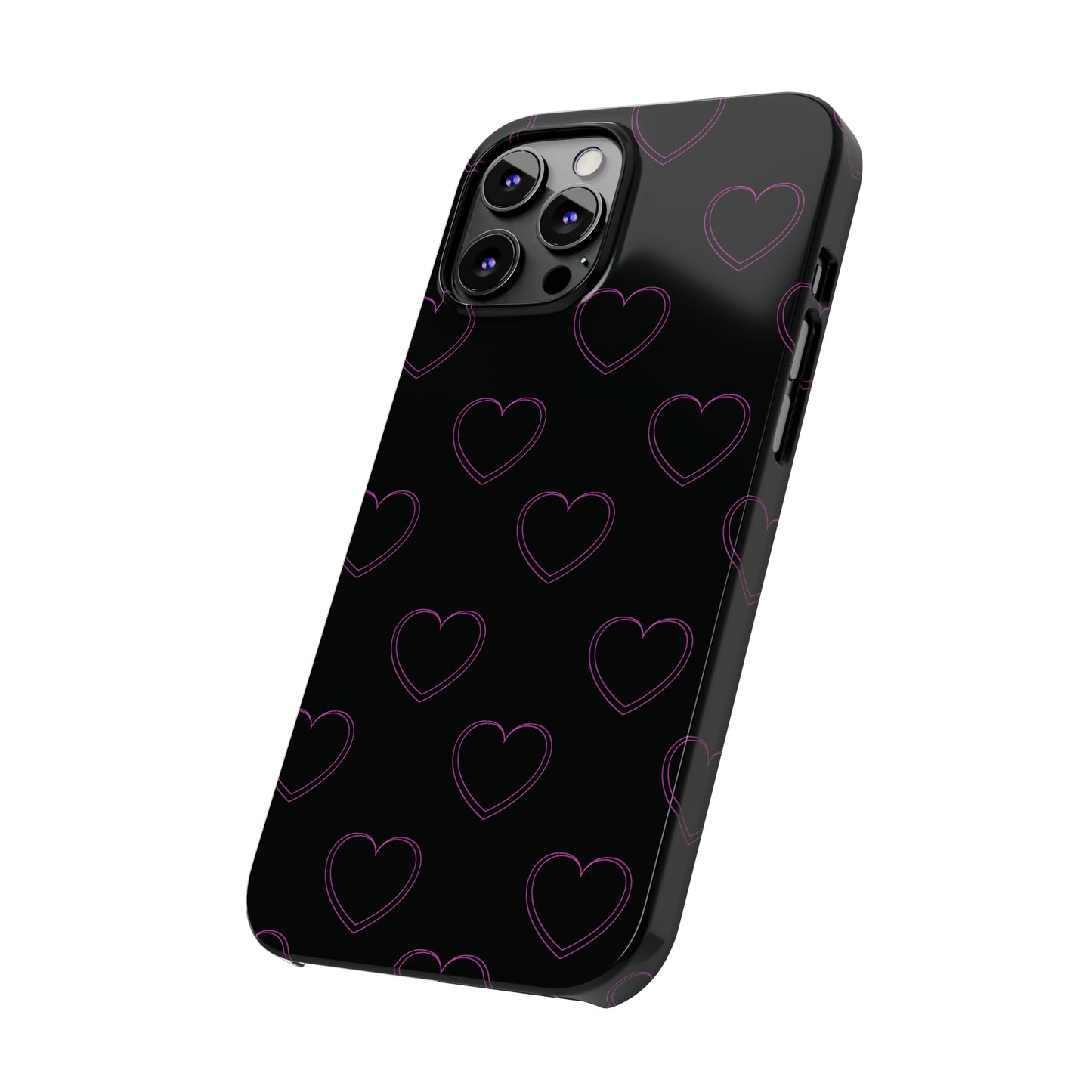 Y2K Heart Snap Case