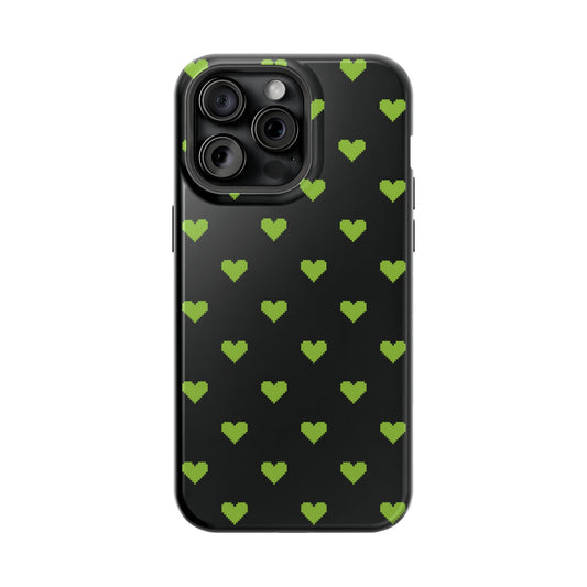 Pixelated Heart MagSafe Tough Case