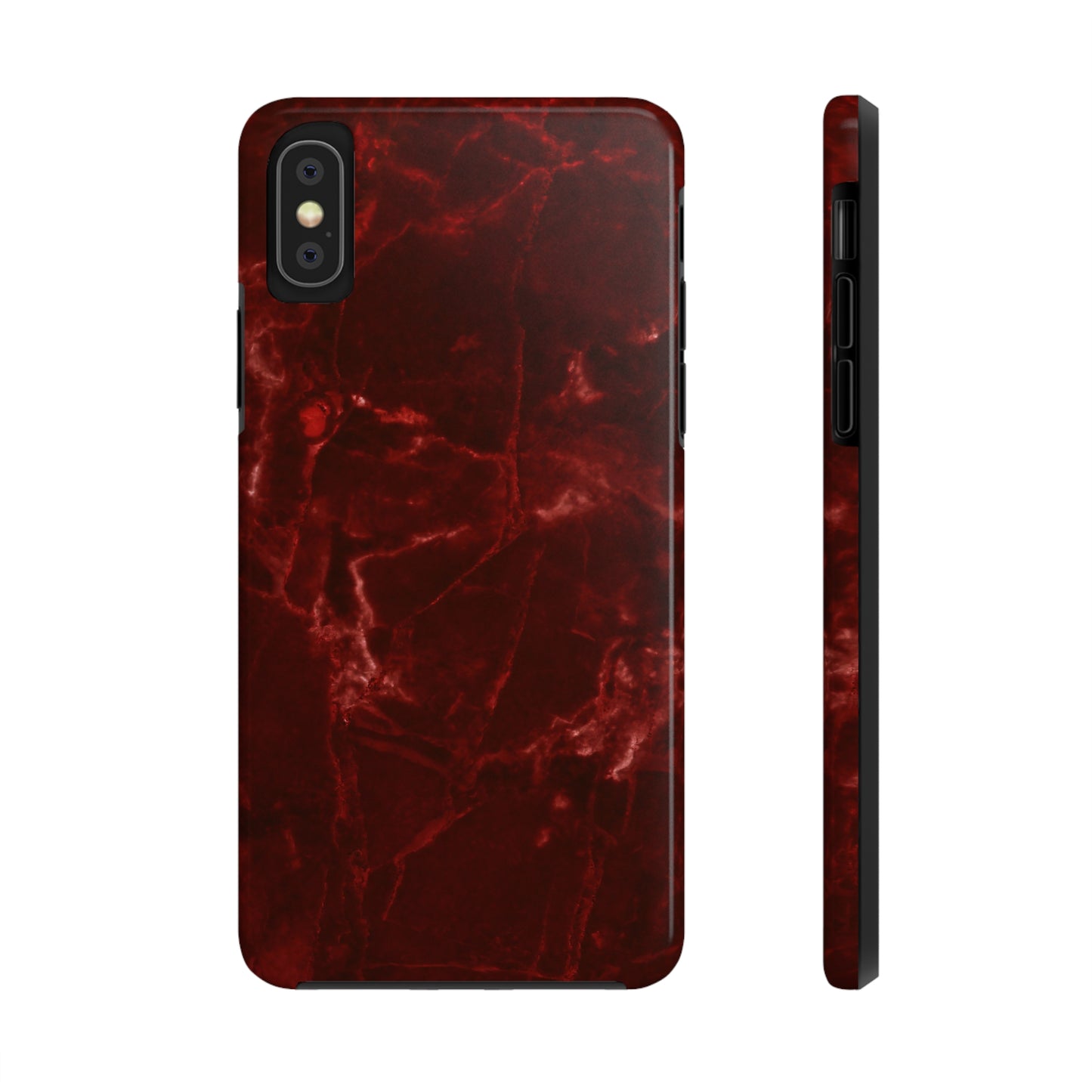 Red stone pattern Tough Case