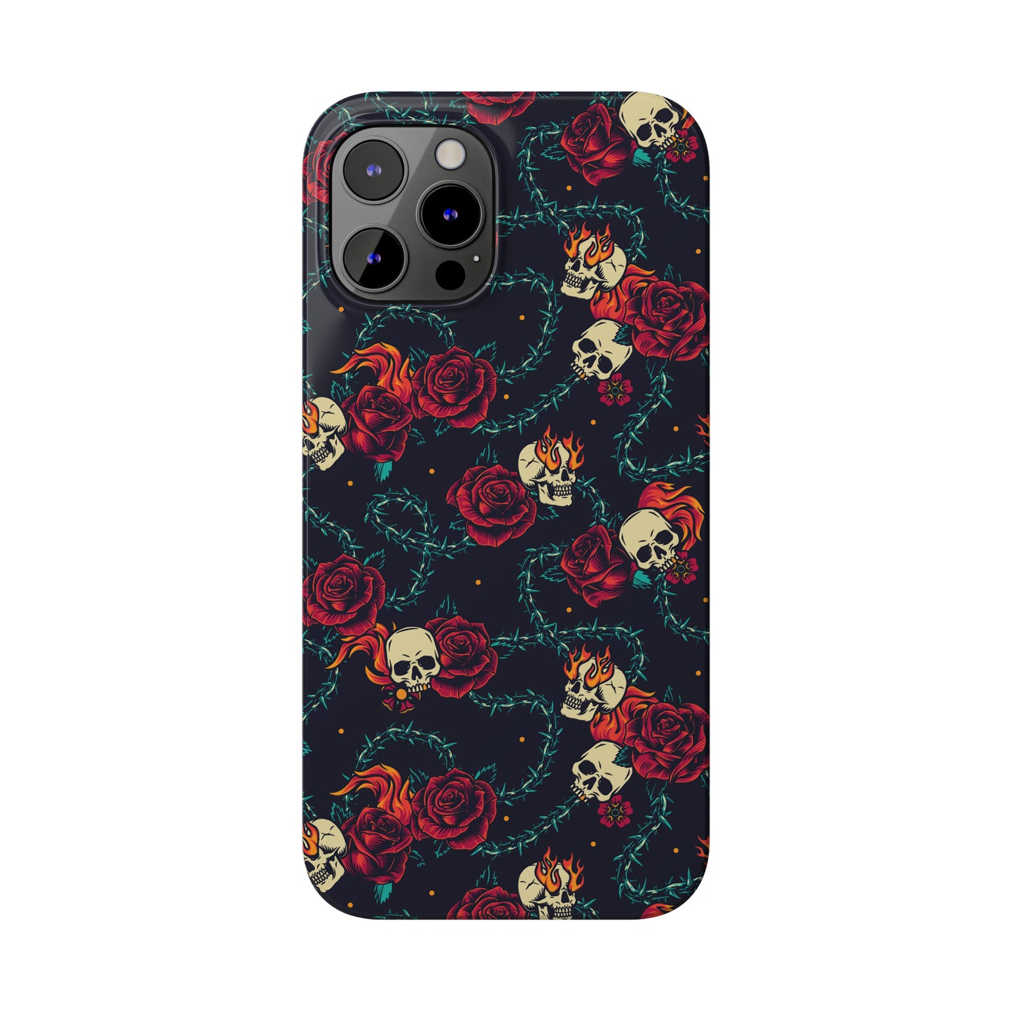 Skulls & Roses Snap Case