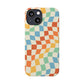 Retro Crazy Checkers Snap Case