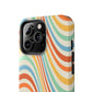 Retro Swirl Tough iPhone Case