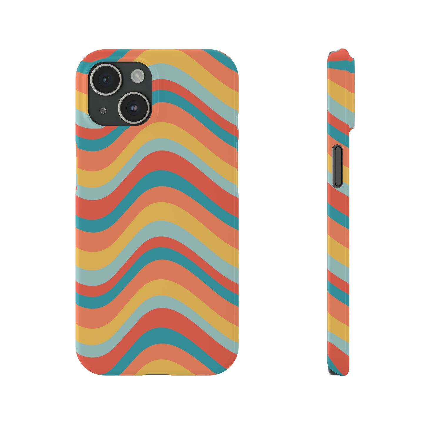 Wavy Pattern Snap Case