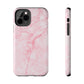 Pink Marble Tough iPhone Case