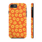 Maio laranja Pattern Tough iPhone Case