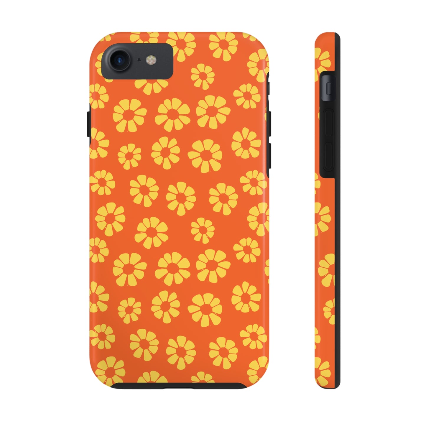 Maio laranja Pattern Tough iPhone Case