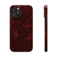 Red stone pattern Snap Case