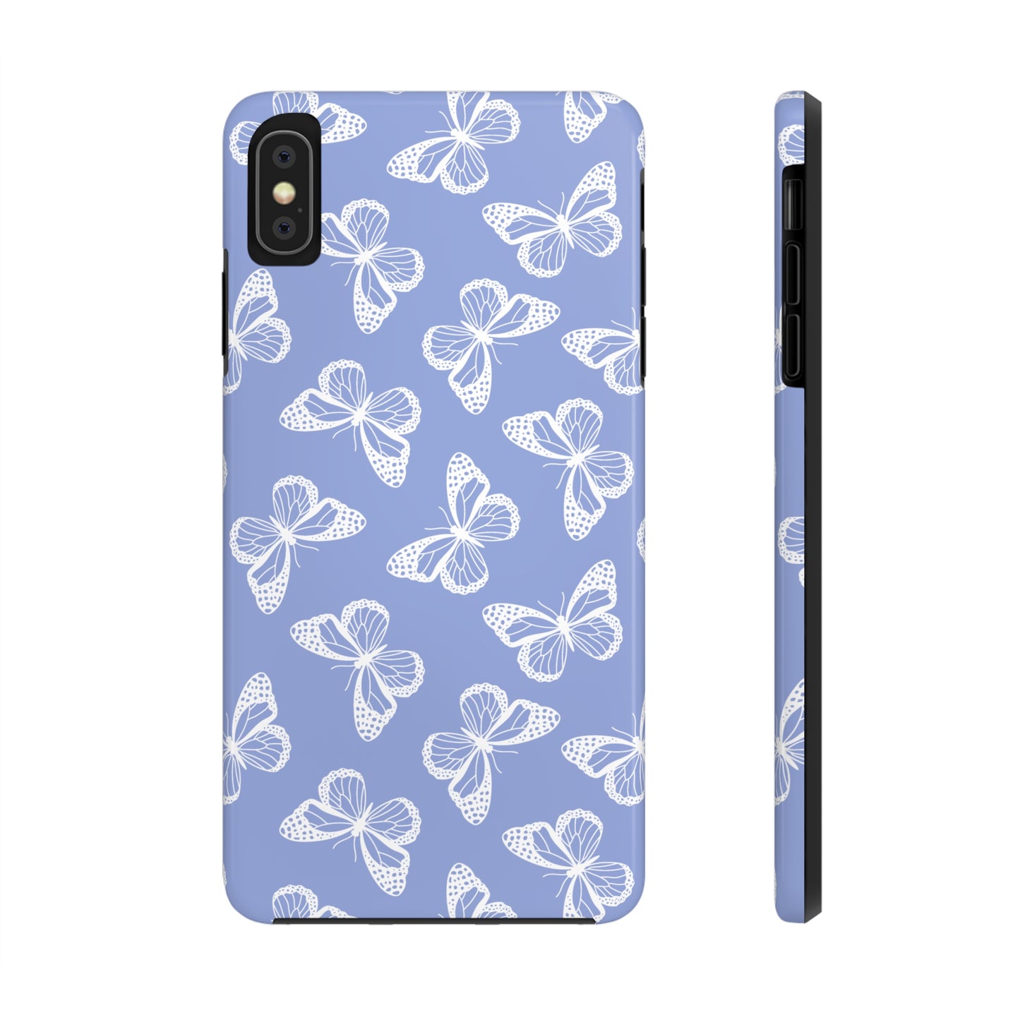 Lavender Butterflies Tough iPhone Case